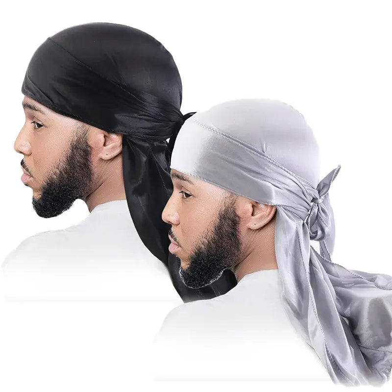 Satynowy, oddychający turban unisex
