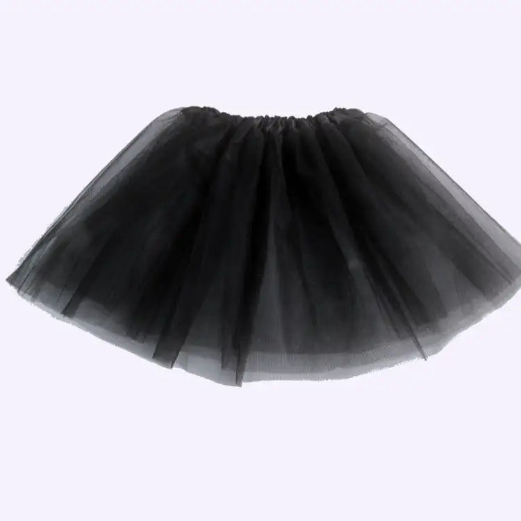 Half Length Skirt Tutu Black One size