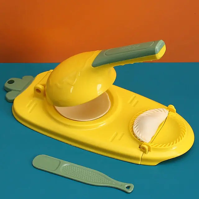 Dumpling Maker Press Kitchen Tool Yellow