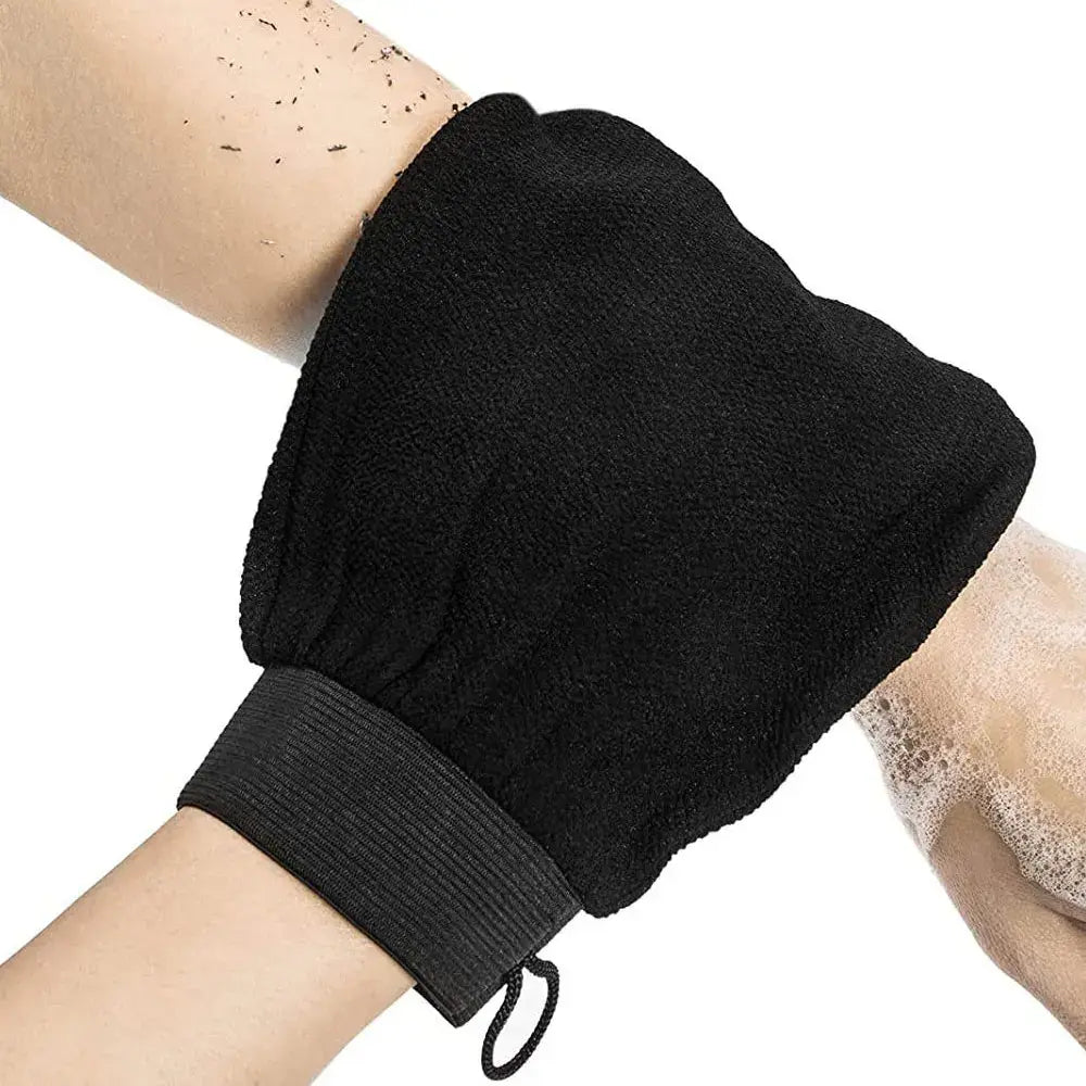 Złuszczające rękawiczki pod prysznic