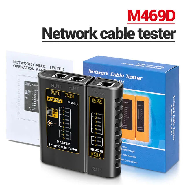 Network Cable Tester Black