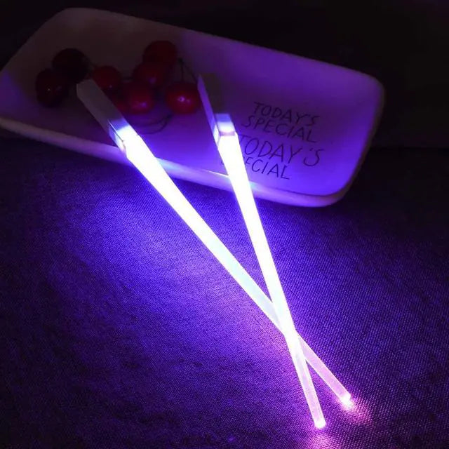 1 Pair LED Lightsaber Chopstick Purple 1 Pair
