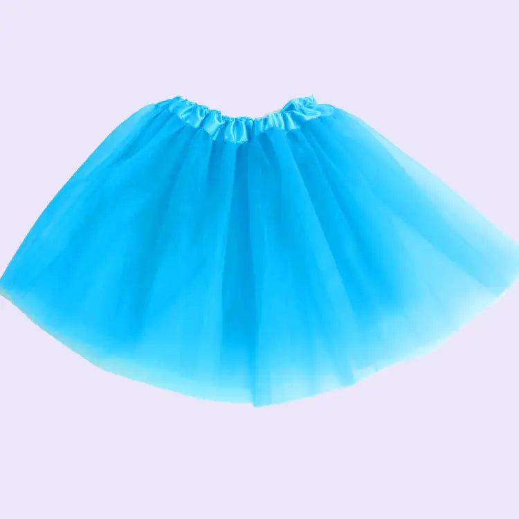 Half Length Skirt Tutu Light Blue One size