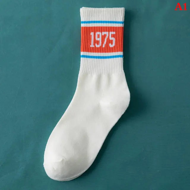 Women Tie-dye Middle Tube Socks Style 44