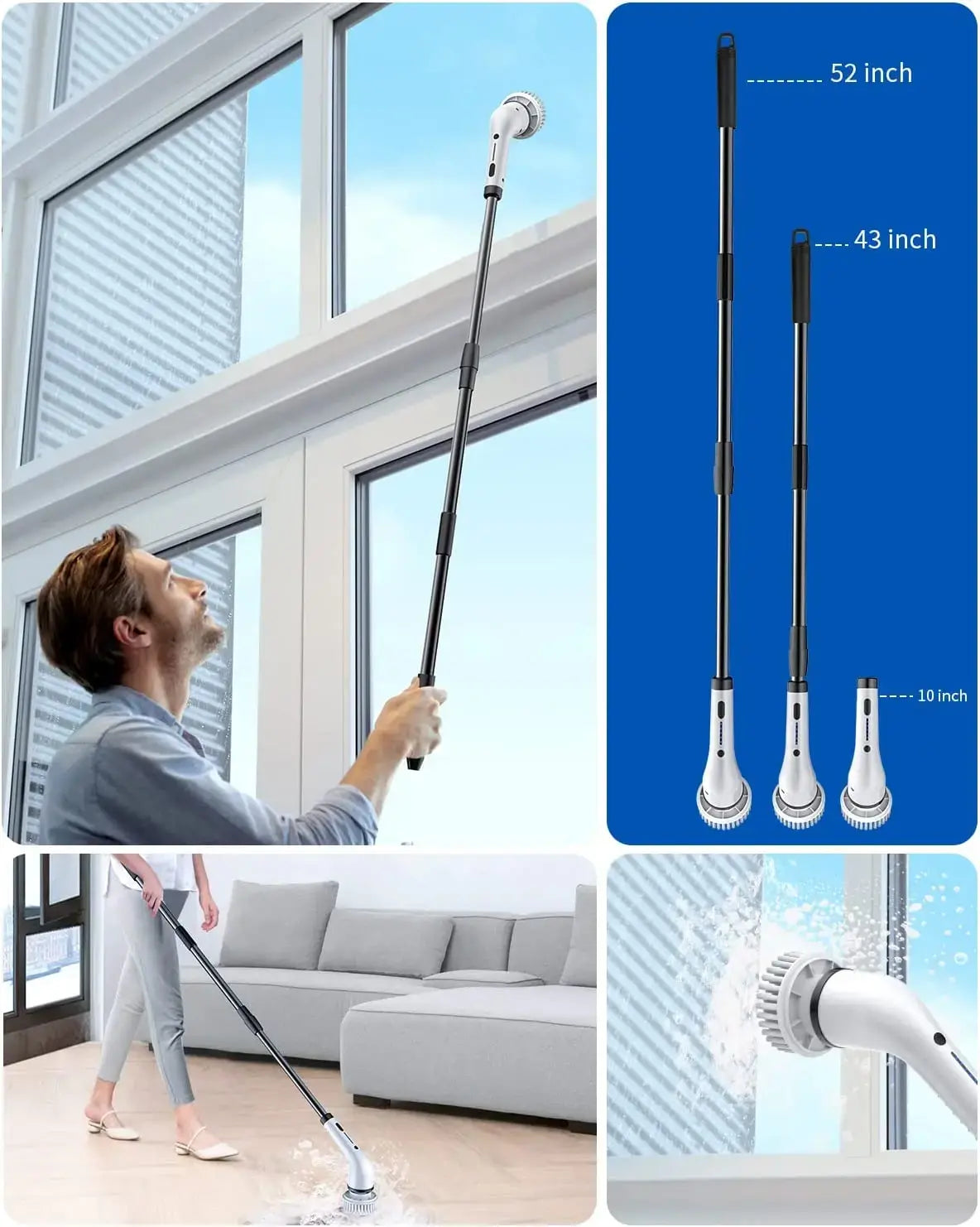 8-in-1 USB Electric Cleaning Brush