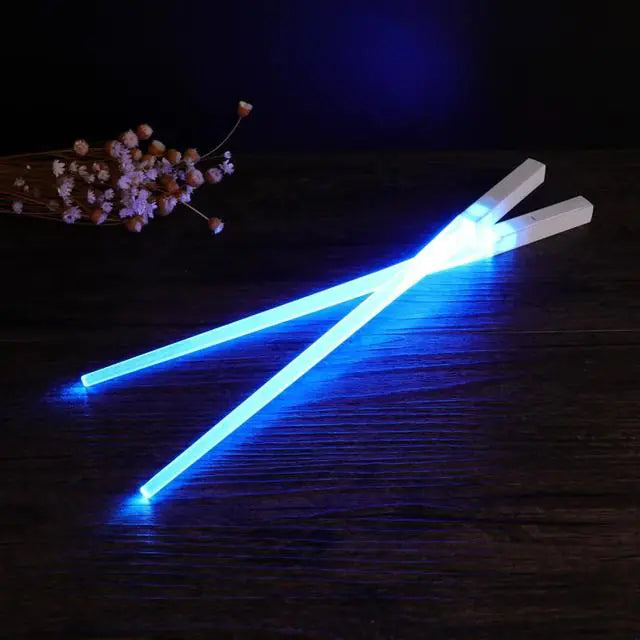 1 Pair LED Lightsaber Chopstick Blue 1 Pair