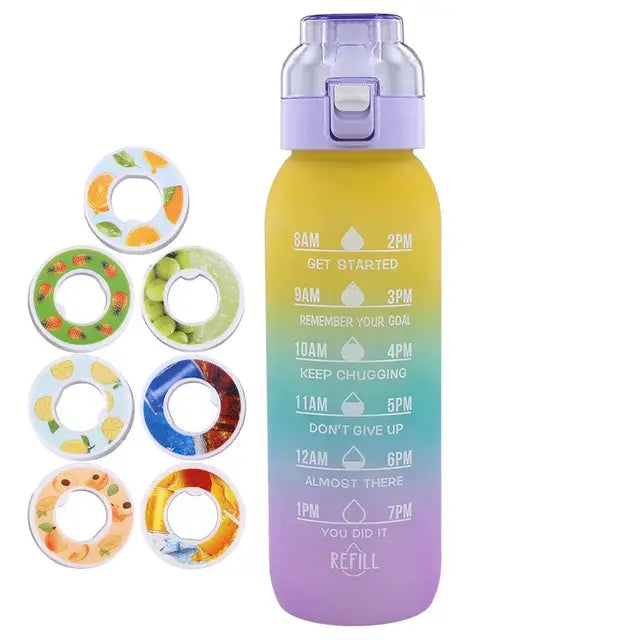 Water Bottle Scent Up Yellow Green Purple