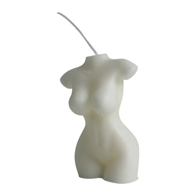 Artistic Body Candles White 15CM