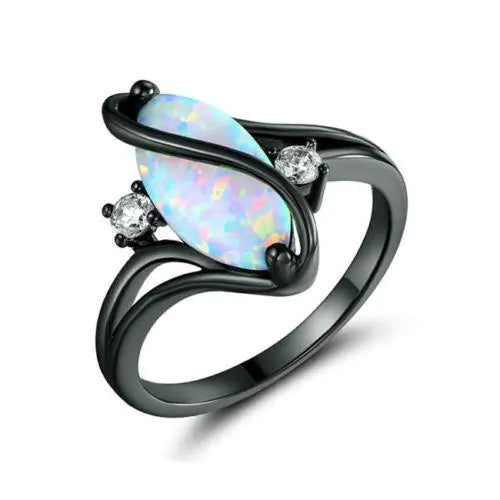 Luxurious Opal Ring Black-Opal