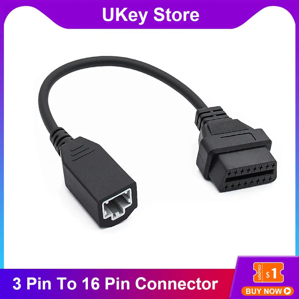 3 in 1 OBD2 Splitter Extension Cable