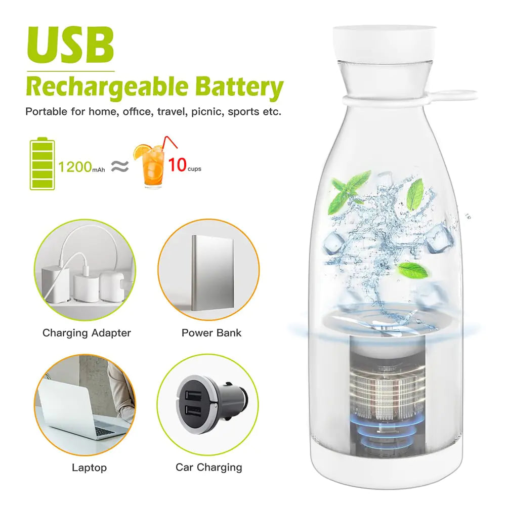 Portable USB Rechargeable Electric Juicer