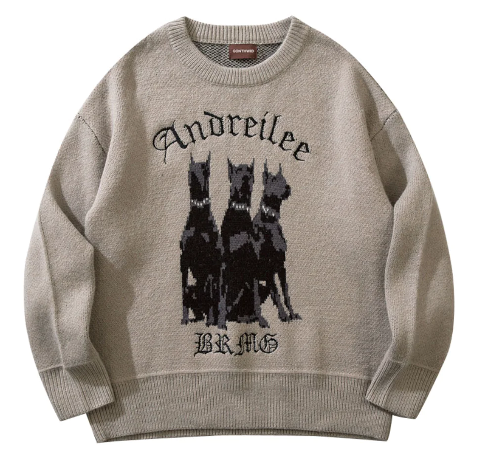 Vintage Doberman Dog Sweater