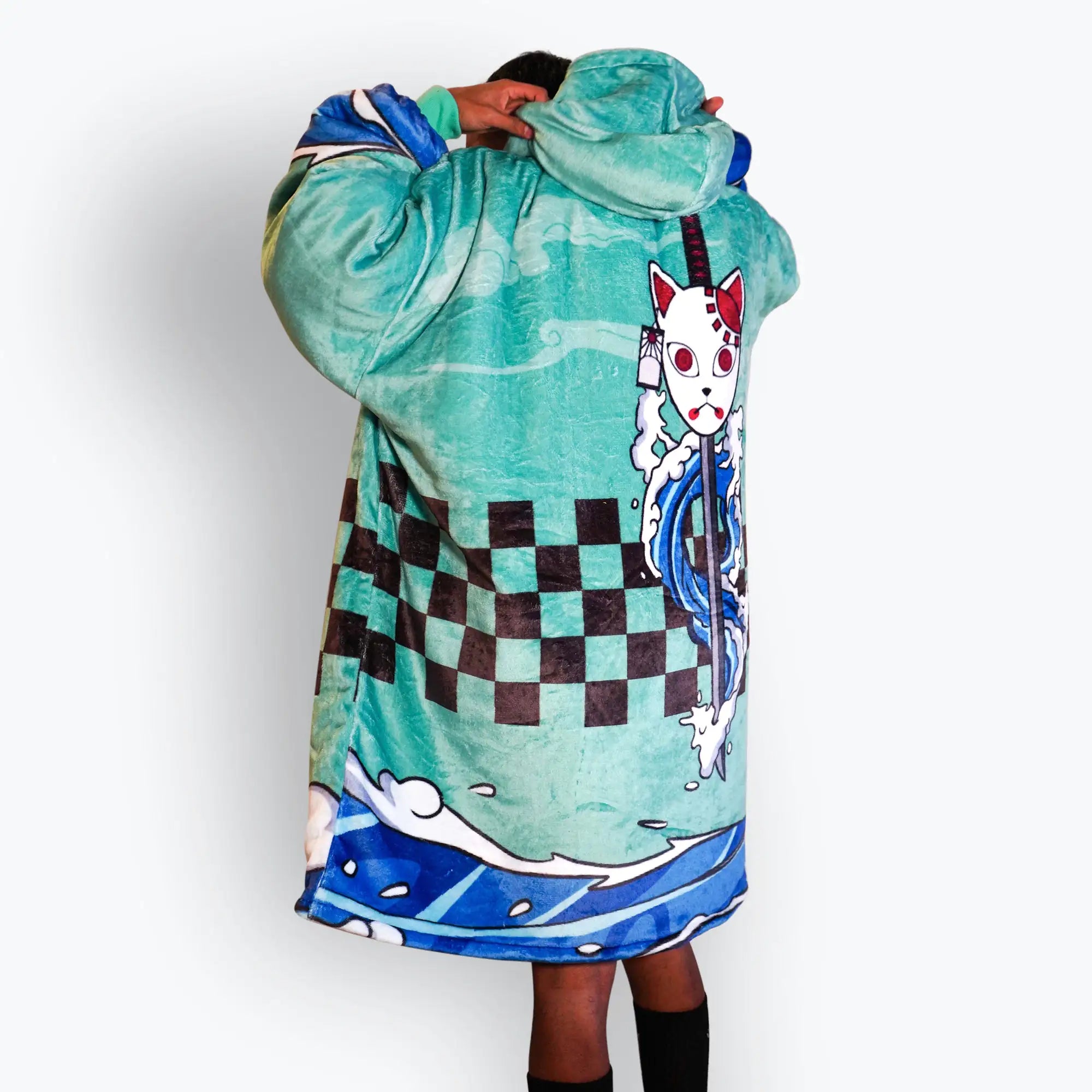 Checkered Blanket Hoodie
