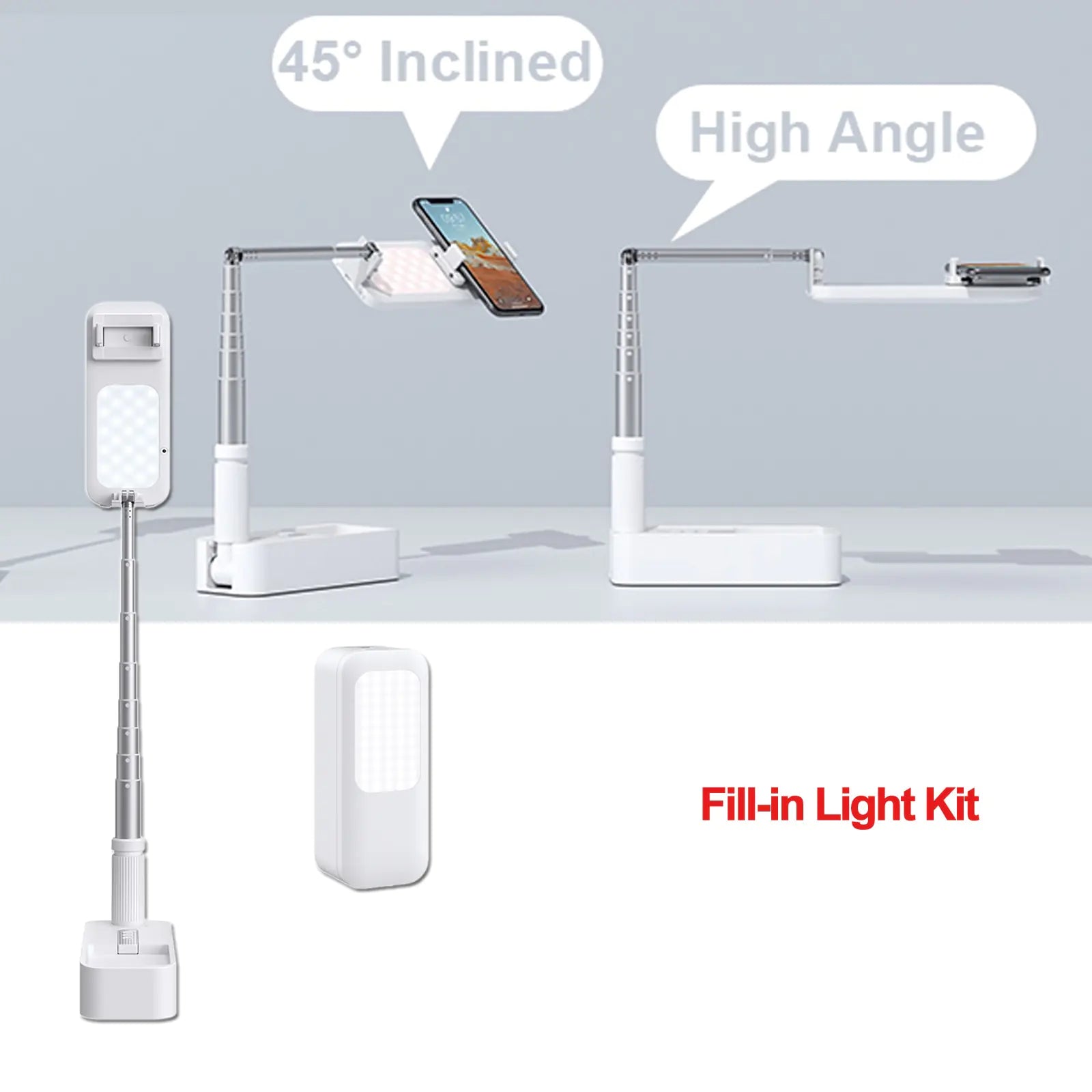 Fill-in Light Kit Smartphone Stand