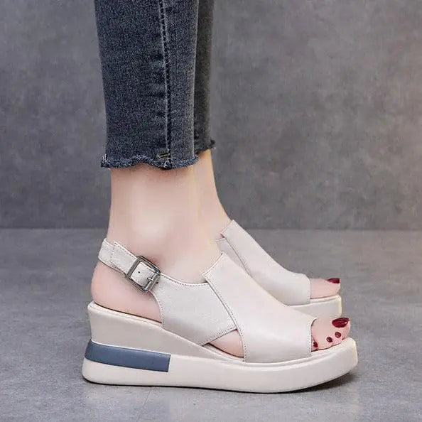 Fashion Women's Stylish Orthopedic Platform Sandals - OrtoSoft™