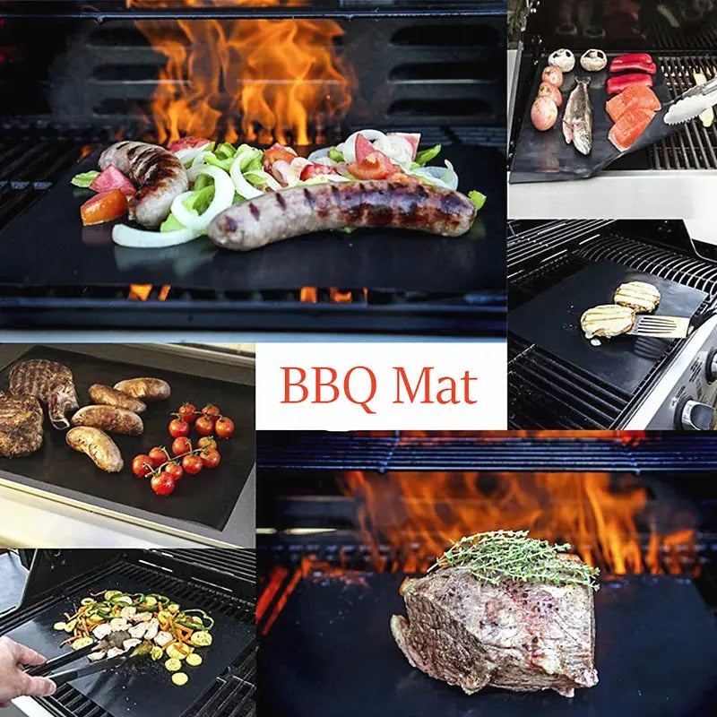 Heat-Resistant BBQ Baking Mat Set